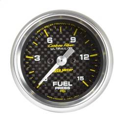 AutoMeter - AutoMeter 4761 Carbon Fiber Electric Fuel Pressure Gauge - Image 1