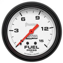 AutoMeter - AutoMeter 5810 Phantom Mechanical Fuel Pressure Gauge - Image 1