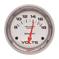 AutoMeter - AutoMeter 200757-35 Marine Electric Voltmeter Gauge - Image 1