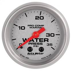 AutoMeter - AutoMeter 200772-33 Marine Mechanical Water Pressure Gauge - Image 1