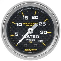 AutoMeter - AutoMeter 200772-40 Marine Mechanical Water Pressure Gauge - Image 1