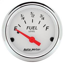 AutoMeter - AutoMeter 1315 Arctic White Fuel Level Gauge - Image 1