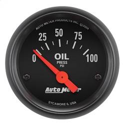 AutoMeter - AutoMeter 2634 Z-Series Electric Oil Pressure Gauge - Image 1