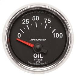 AutoMeter - AutoMeter 3827 GS Electric Oil Pressure Gauge - Image 1