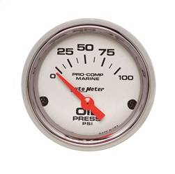 AutoMeter - AutoMeter 200758-35 Marine Electric Oil Pressure Gauge - Image 1