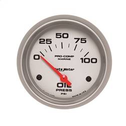 AutoMeter - AutoMeter 200759-33 Marine Electric Oil Pressure Gauge - Image 1