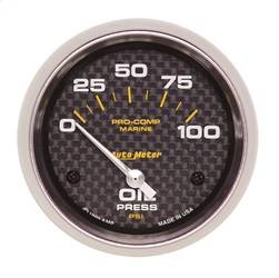 AutoMeter - AutoMeter 200759-40 Marine Electric Oil Pressure Gauge - Image 1