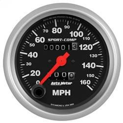 AutoMeter - AutoMeter 3993 Sport-Comp Mechanical Speedometer - Image 1