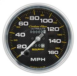 AutoMeter - AutoMeter 4895 Carbon Fiber Mechanical Speedometer - Image 1