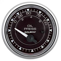 AutoMeter - AutoMeter 9727 Chrono Oil Pressure Gauge - Image 1