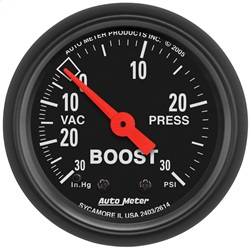 AutoMeter - AutoMeter 2614 Z-Series Mechanical Boost/Vacuum Gauge - Image 1