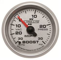 AutoMeter - AutoMeter 4903 Ultra-Lite II Mechanical Boost/Vacuum Gauge - Image 1