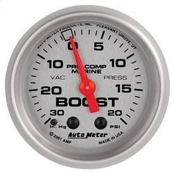 AutoMeter - AutoMeter 200774-33 Marine Mechanical Vacuum/Boost Gauge - Image 1