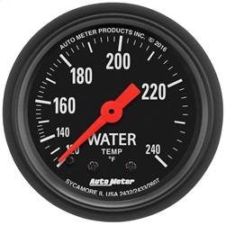 AutoMeter - AutoMeter 2607 Z-Series Mechanical Water Temperature Gauge - Image 1