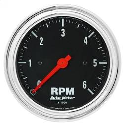 AutoMeter - AutoMeter 2495 Traditional Chrome In-Dash Electric Tachometer - Image 1