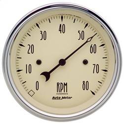 AutoMeter - AutoMeter 1890 Antique Beige Electric Tachometer - Image 1