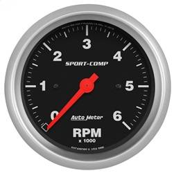 AutoMeter - AutoMeter 3996 Sport-Comp In-Dash Electric Tachometer - Image 1