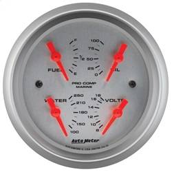 AutoMeter - AutoMeter 200706-33 Marine Quad Gauge - Image 1