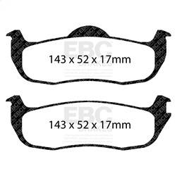 EBC Brakes - EBC Brakes S20K1866 S20 Kits Ultimax and Plain Rotors - Image 1