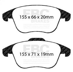 EBC Brakes - EBC Brakes S13KF1661 S13 Kits Yellowstuff and RK Rotors - Image 1