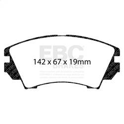 EBC Brakes - EBC Brakes S4KF1624 S4 Kits Redstuff and USR Rotor - Image 1