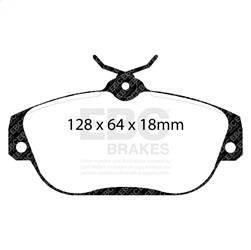 EBC Brakes - EBC Brakes DP21095 Greenstuff 2000 Series Sport Brake Pads - Image 1