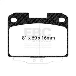 EBC Brakes - EBC Brakes DP21098 Greenstuff 2000 Series Sport Brake Pads - Image 1