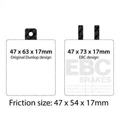 EBC Brakes - EBC Brakes DP2120 Greenstuff 2000 Series Sport Brake Pads - Image 1