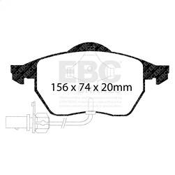 EBC Brakes - EBC Brakes UD5551 Ultimax OEM Replacement Brake Pads - Image 1