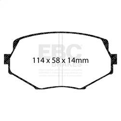 EBC Brakes - EBC Brakes UD635 Ultimax OEM Replacement Brake Pads - Image 1