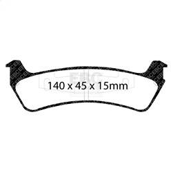 EBC Brakes - EBC Brakes UD667 Ultimax OEM Replacement Brake Pads - Image 1