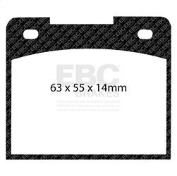 EBC Brakes - EBC Brakes UD044 Ultimax OEM Replacement Brake Pads - Image 1