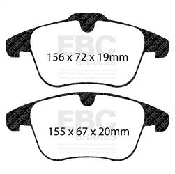 EBC Brakes - EBC Brakes DP21932 Greenstuff 2000 Series Sport Brake Pads - Image 1