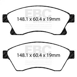 EBC Brakes - EBC Brakes DP22065 Greenstuff 2000 Series Sport Brake Pads - Image 1