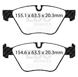 EBC Brakes - EBC Brakes DP22088 Greenstuff 2000 Series Sport Brake Pads - Image 1