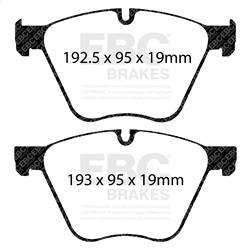 EBC Brakes - EBC Brakes DP22007 Greenstuff 2000 Series Sport Brake Pads - Image 1