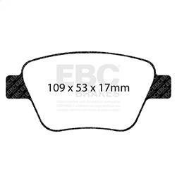 EBC Brakes - EBC Brakes DP22075 Greenstuff 2000 Series Sport Brake Pads - Image 1