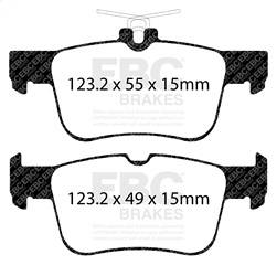 EBC Brakes - EBC Brakes DP22160 Greenstuff 2000 Series Sport Brake Pads - Image 1