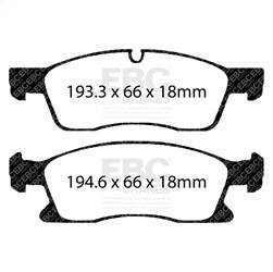 EBC Brakes - EBC Brakes ED91871 Truck/SUV Extra Duty Brake Pads - Image 1