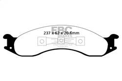 EBC Brakes - EBC Brakes UD557 Ultimax OEM Replacement Brake Pads - Image 1