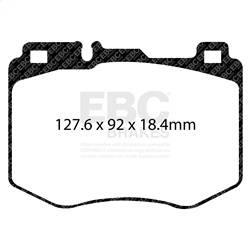 EBC Brakes - EBC Brakes DP22210 Greenstuff 2000 Series Sport Brake Pads - Image 1