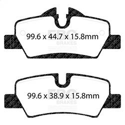 EBC Brakes - EBC Brakes DP22228 Greenstuff 2000 Series Sport Brake Pads - Image 1