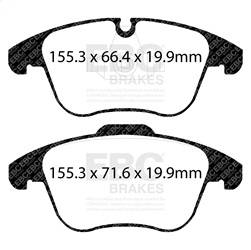 EBC Brakes - EBC Brakes DP22252 Greenstuff 2000 Series Sport Brake Pads - Image 1