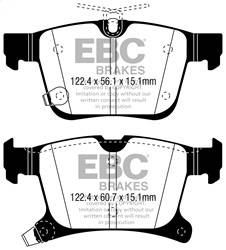 EBC Brakes - EBC Brakes UD1901 Ultimax OEM Replacement Brake Pads - Image 1