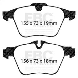 EBC Brakes - EBC Brakes DP21912 Greenstuff 2000 Series Sport Brake Pads - Image 1