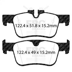 EBC Brakes - EBC Brakes DP22306 Greenstuff 2000 Series Sport Brake Pads - Image 1