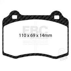 EBC Brakes - EBC Brakes S4KR1434 S4 Kits Redstuff and USR Rotor - Image 1