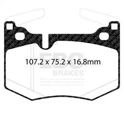 EBC Brakes - EBC Brakes DP22261 Greenstuff 2000 Series Sport Brake Pads - Image 1