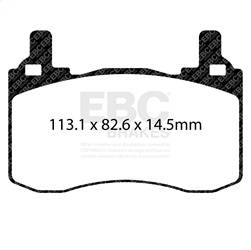 EBC Brakes - EBC Brakes DP22357 Greenstuff 2000 Series Sport Brake Pads - Image 1