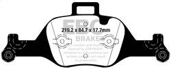 EBC Brakes - EBC Brakes UD2060 Ultimax OEM Replacement Brake Pads - Image 1